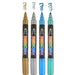 DECOCOLOR ACRYLIC gold, silver, metallic blue, and metallic green