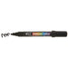 DECOCOLOR ACRYLIC black with cap off showing color squiggle at the tip.