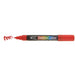 DECOCOLOR ACRYLIC red with cap off showing color squiggle at the tip.