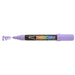 DECOCOLOR ACRYLIC wisteria with cap off showing color squiggle at the tip.