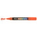 DECOCOLOR ACRYLIC orange with cap off showing color squiggle at the tip.
