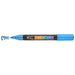 DECOCOLOR ACRYLIC metallic blue with cap off showing color squiggle at the tip.
