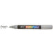 DECOCOLOR ACRYLIC silver with cap off showing color squiggle at the tip.
