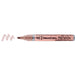 Decocolor premium chisel tip rose gold marker showing color squiggle at the tip.