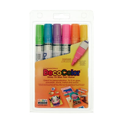 DECOCOLOR® PAINT MARKER BROAD SETS - Marvy Uchida