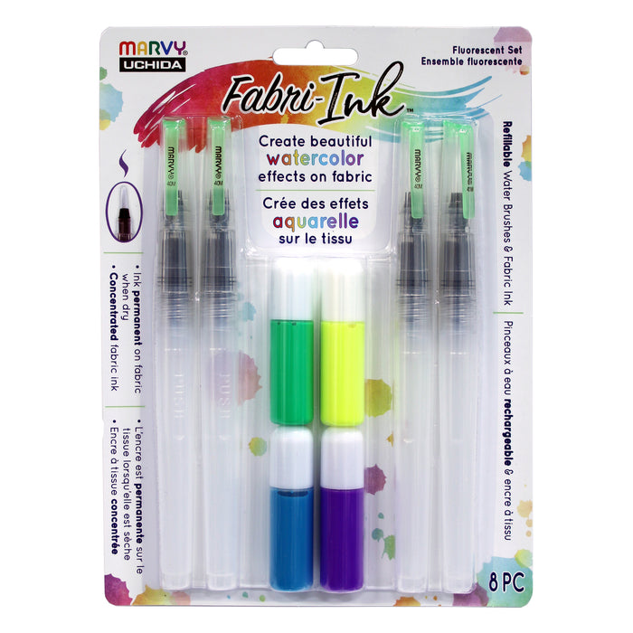 FABRI-INK fluorescent set- Marvy Uchida