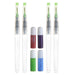 FABRI-INK FLORAL SET with 4 brushes and inks violet, light green, salvia blue, and scarlet