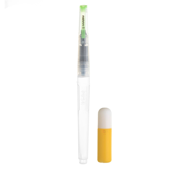 FABRI-INK brush with yellow ink