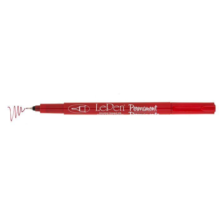 LE PEN PERMANENT EXTRA FINE red