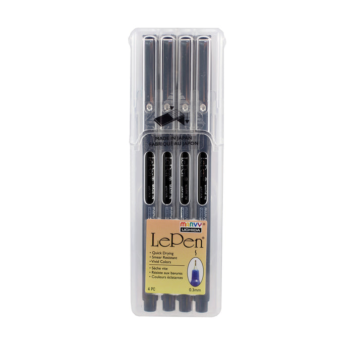 LE PEN 4 PIECE BLACK SET