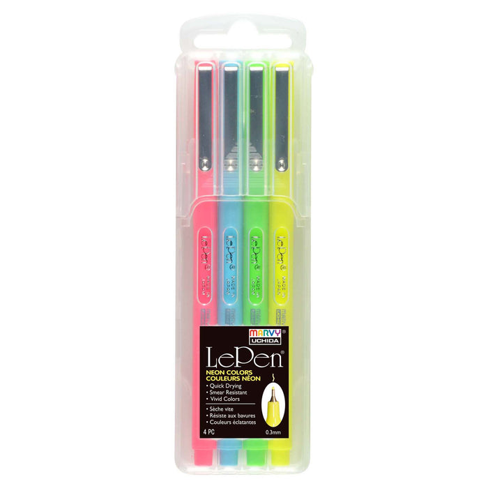 LE PEN NEON 4 PIECE SET