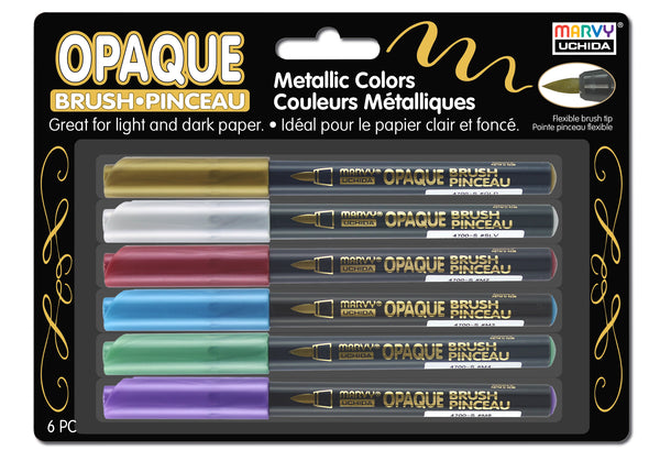 MARVY UCHIDA OPAQUE BRUSH 6 PIECE SET
