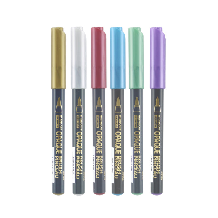 MARVY UCHIDA OPAQUE BRUSH 6 PIECE SET