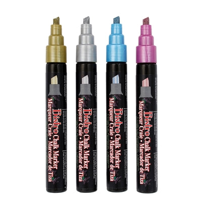 BISTRO CHALK METALLIC CHISEL TIP - Marvy Uchida