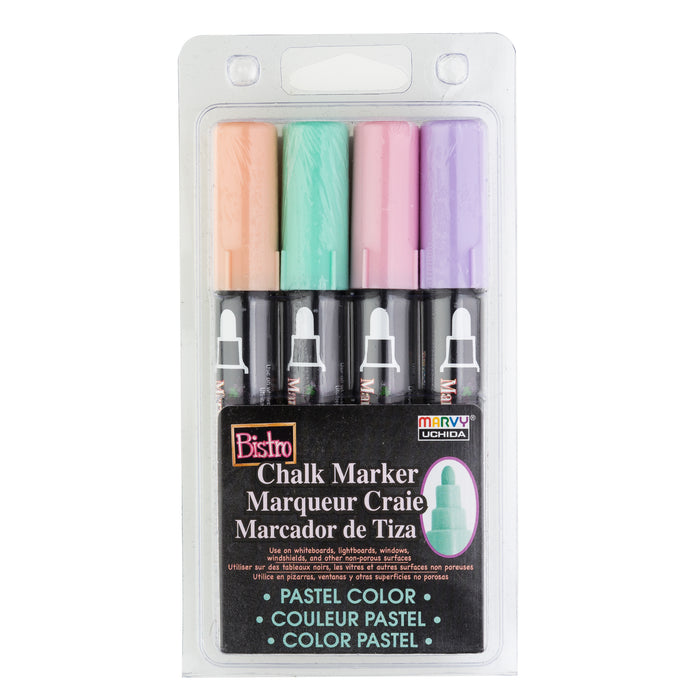 BISTRO CHALK PASTEL BROAD TIP SET - Marvy Uchida