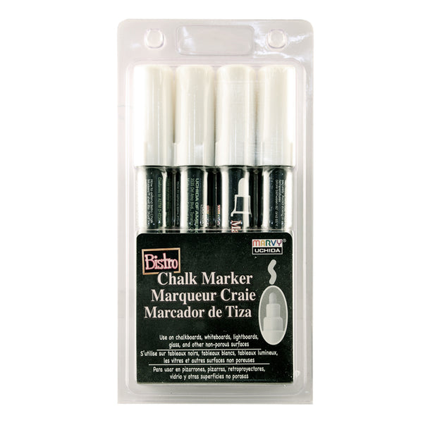 BISTRO CHALK MARKER BROAD TIP SET 4W