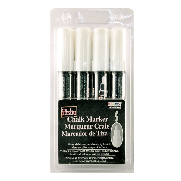 BISTRO CHALK MARKER BROAD TIP SET 4W - Marvy Uchida