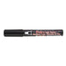 Bistro chalk fluorescent red broad tip with cap on