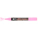 Bistro chalk fluorescent pink broad tip with cap off showing ink color on a white background.