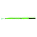 Le pen flex fluorescent green with cap off and color squiggle at tip