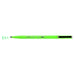 Le pen flex fluorescent green with cap off and color squiggle at tip