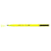 Le pen flex fluorescent yellow with cap off and color squiggle at tip