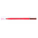 Le pen flex fluorescent pink with cap off and color squiggle at tip