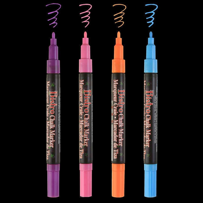 BISTRO CHALK MARKER FINE POINT SET 4B
