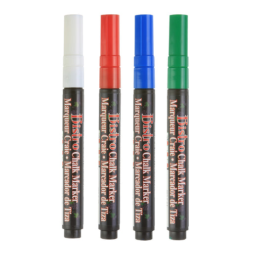 BISTRO CHALK MARKER FINE POINT SET 4E