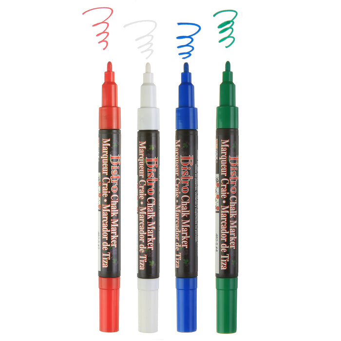 BISTRO CHALK MARKER FINE POINT SET 4E