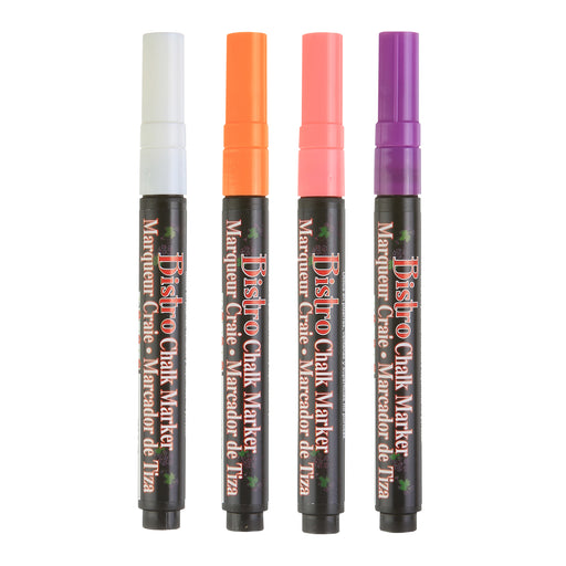 BISTRO CHALK MARKER FINE POINT SET 4H