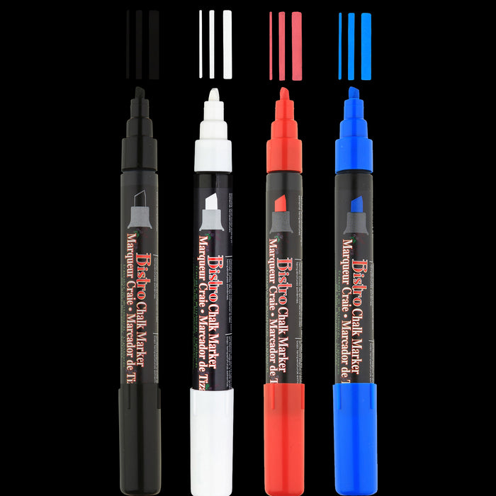 BISTRO CHALK MARKER CHISEL TIP SETS