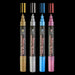 BISTRO CHALK METALLIC MARKER CHISEL TIP SET