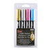 BISTRO CHALK METALLIC MARKER CHISEL TIP SET - Marvy Uchida