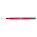 Le pen pigment jewel set burgundy marker with cap off showing burgundy squiggle at tip.