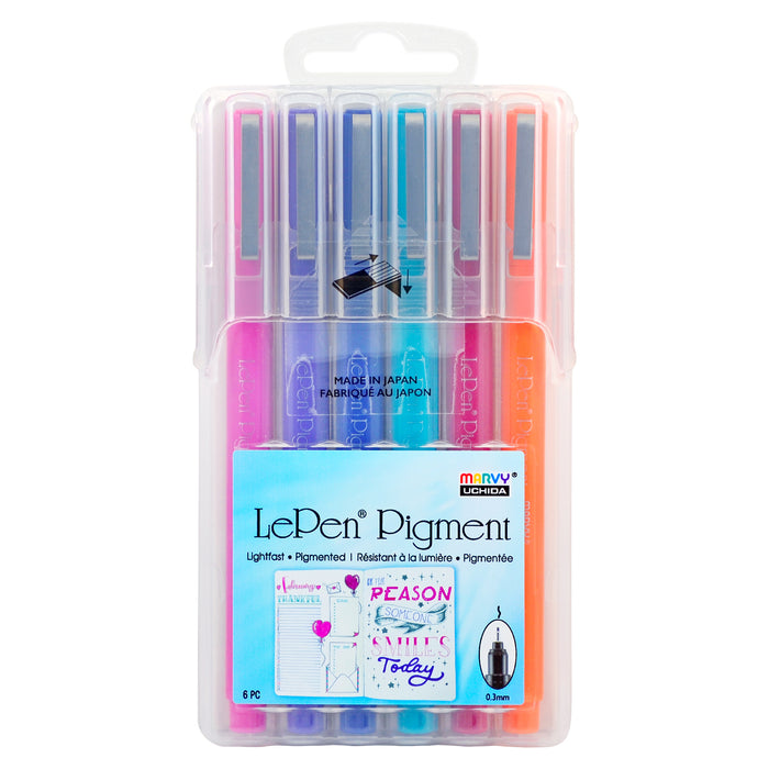 Le pen pigment jewel set front