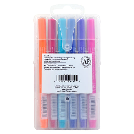 Le pen pigment jewel set back