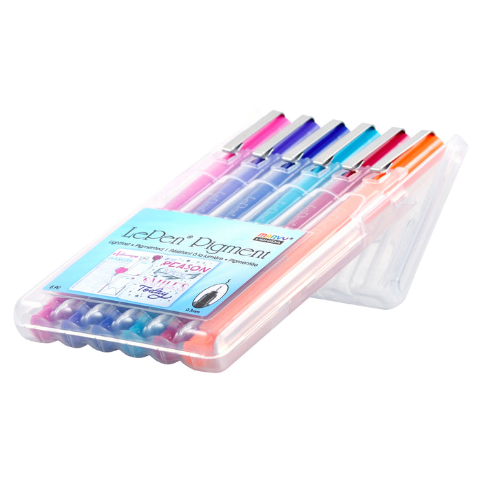 Le pen pigment jewel set with case opened 