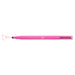 Le pen pigment jewel set pink marker with cap off showing pink squiggle at tip.
