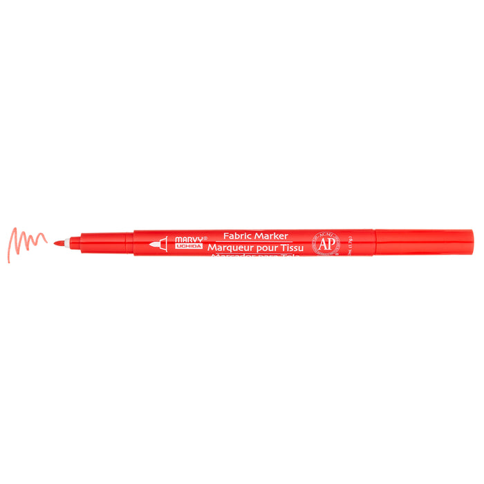 FABRIC MARKER FINE red