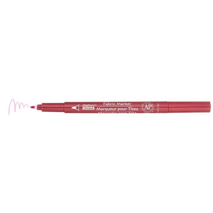 FABRIC MARKER FINE crimson lake