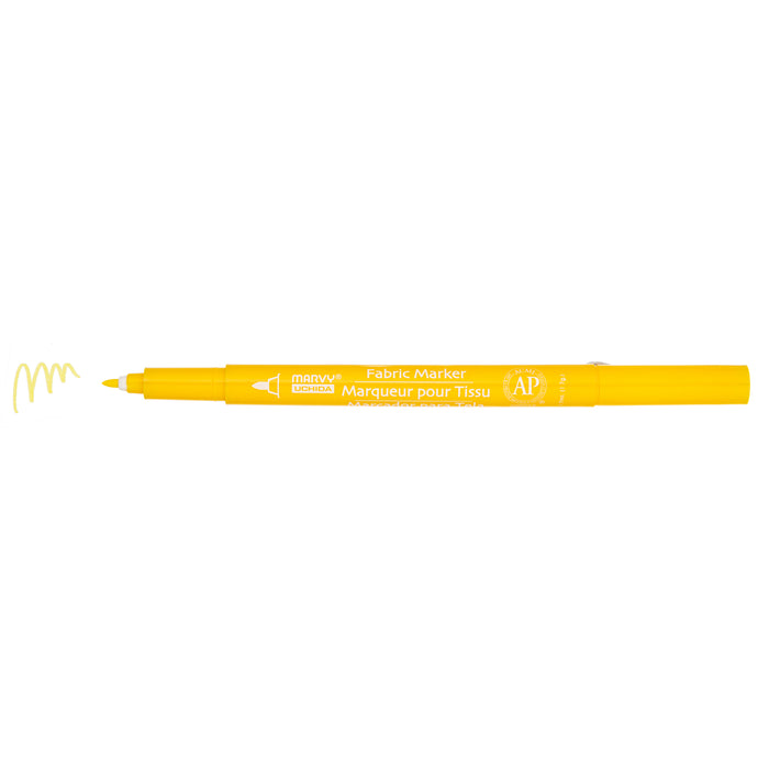 FABRIC MARKER FINE yellow