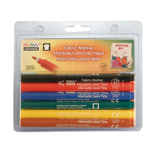 FABRIC MARKER FINE SETS - Marvy Uchida