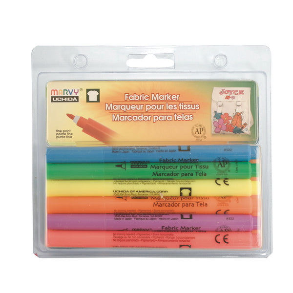 FABRIC MARKER FINE TIP - SET C