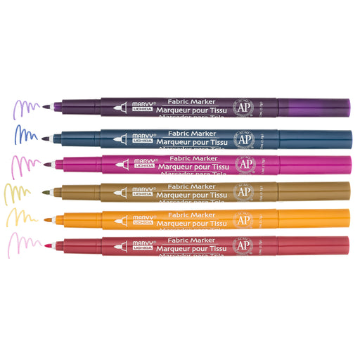 FABRIC MARKER FINE SETS - Marvy Uchida