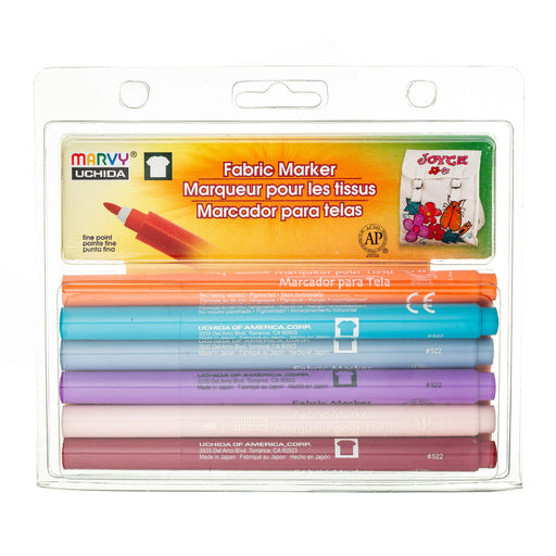 FABRIC MARKER FINE SETS - Marvy Uchida