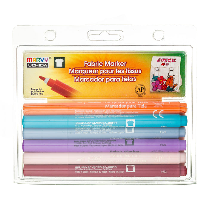 FABRIC MARKER FINE SETS - Marvy Uchida