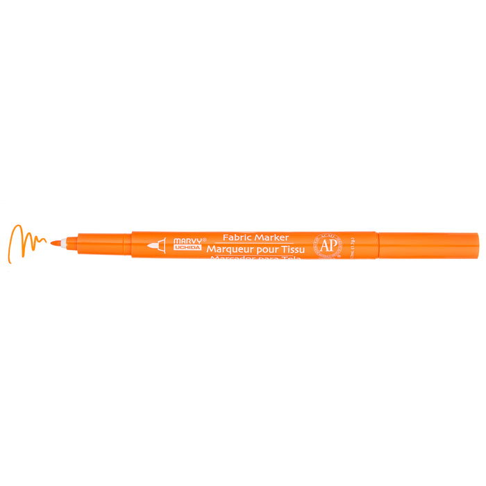 FABRIC MARKER FINE orange