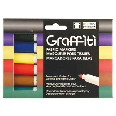 GRAFFITI FABRIC MARKER SETS