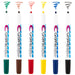 GRAFFITI FABRIC MARKER SET with green, brown, red, yellow, blue and black
